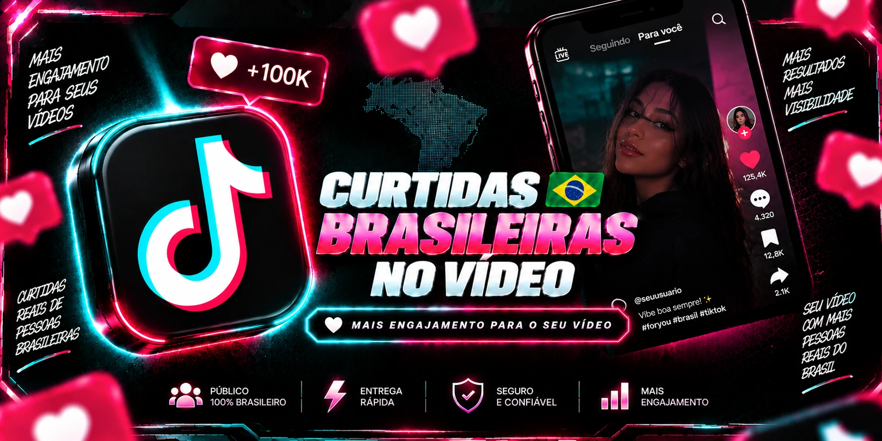 Curtidas Brasileiras Reais 