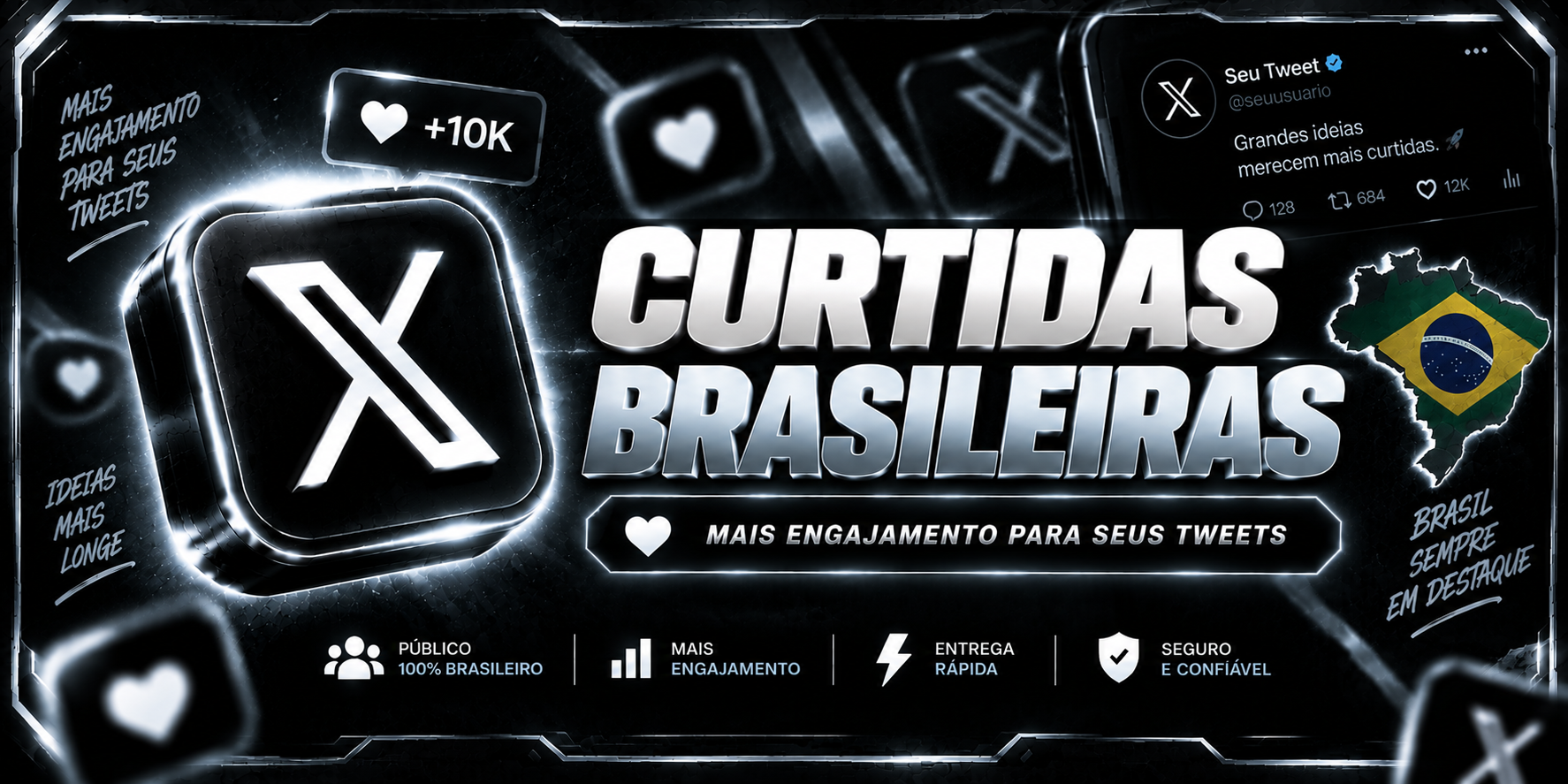 Curtidas Brasileiras (Alta Qualidade)