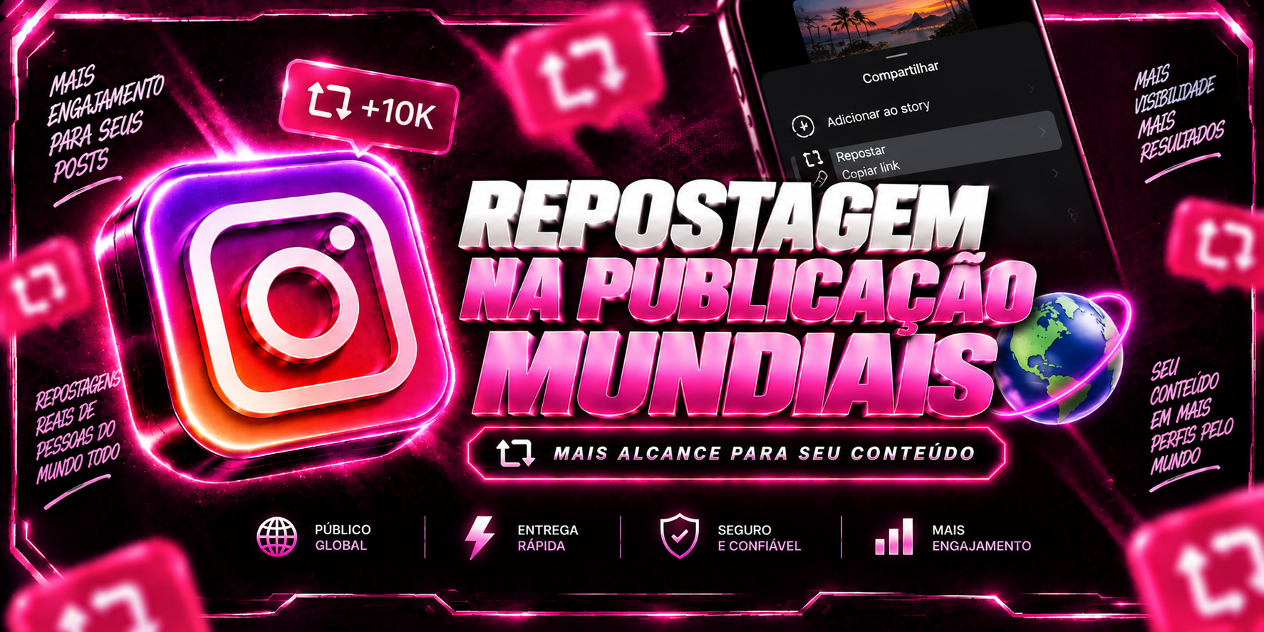 Repostagem na Publicação