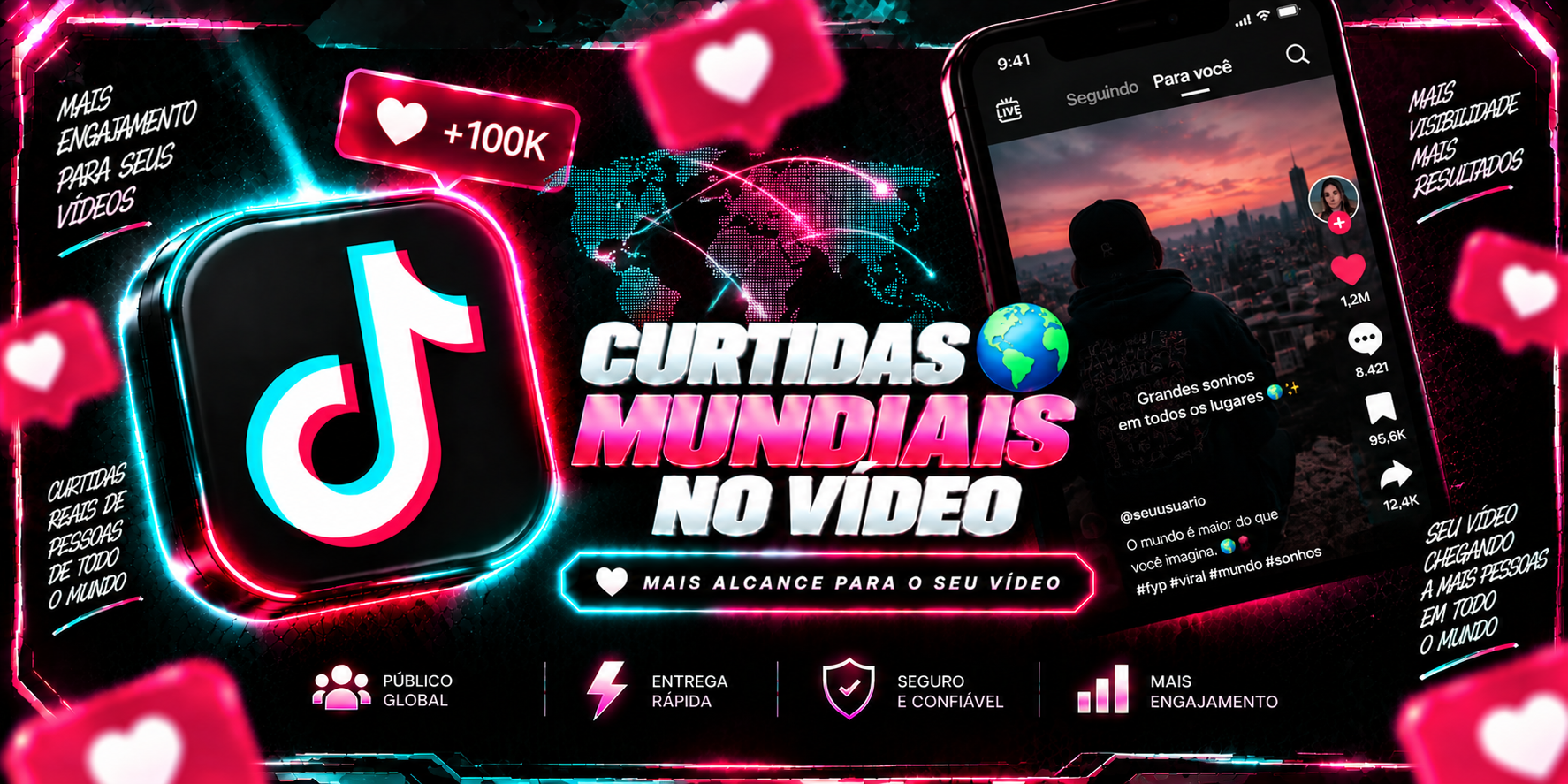 Curtidas Mundiais