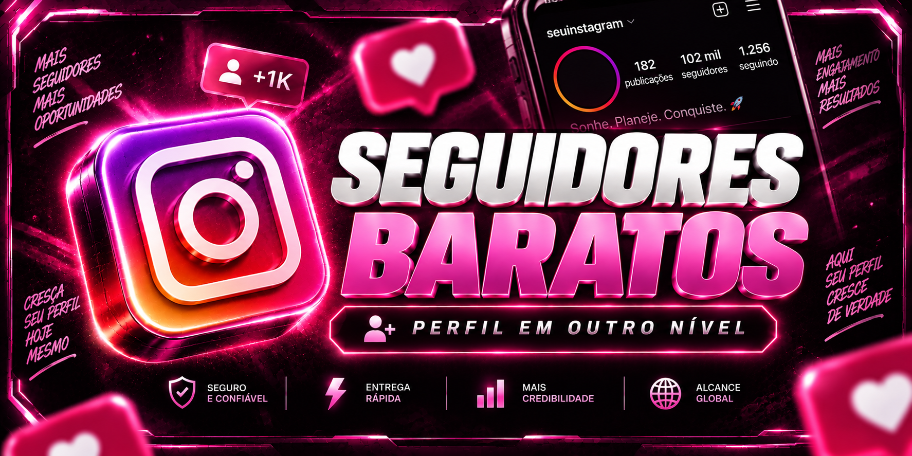 Seguidores Mundiais Baratos